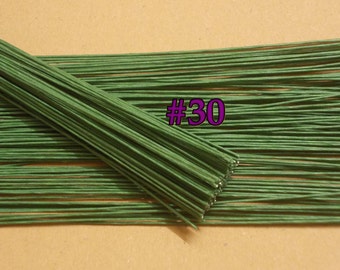 400 Wire Stems--Gauge#30-- (Length 12" X 0.3 mm) Floral Wire Flower Stem Artificial, Artificial Stems, Floral Stem, Green Wire Stems.