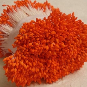2000 Köpfe 1000 Stück (Größe räumliche Länge 8 cm) Wassertropfenform - Künstliche Staubblätter, Karpel, Mandarinenblütenstaubblätter.