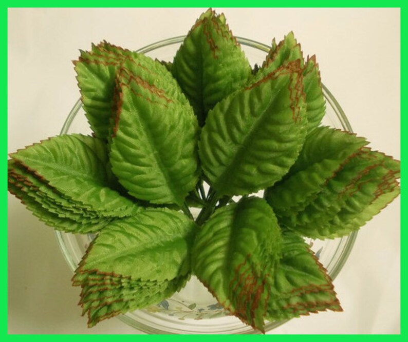 Fabric Craft Leaves 5o Big Leaf Green Leaf. Leaf Satin Size 1.5x2.5 Fabric Craft Flower