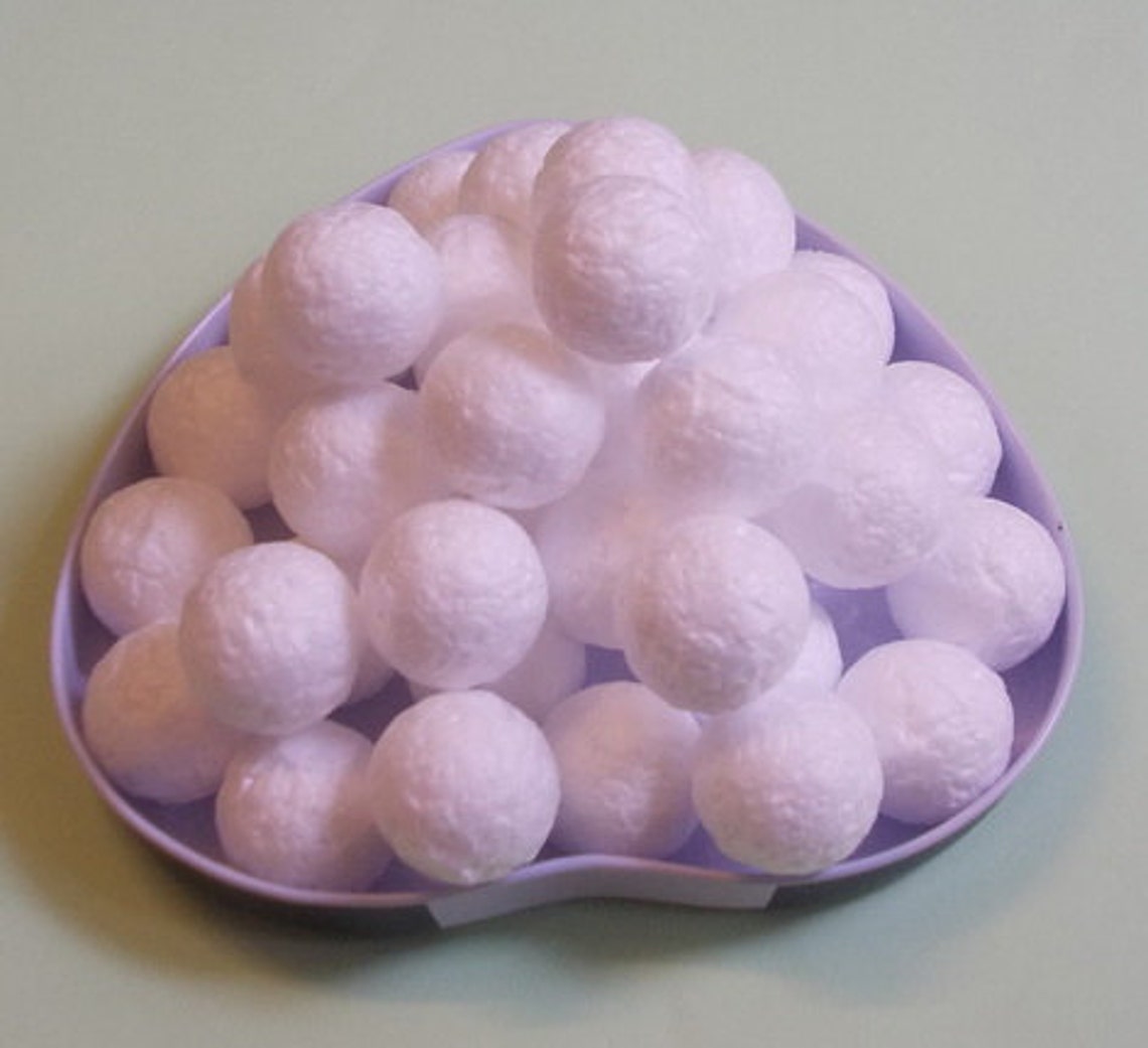 50 Styrofoam balls Size 22 MM Styrofoam balls supplies Etsy