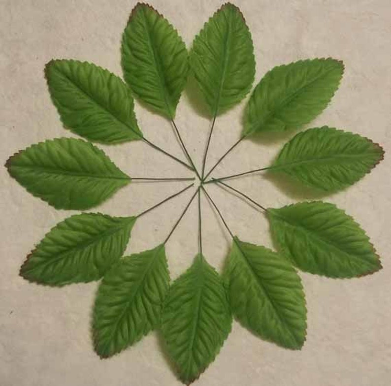 Fabric Craft Leaves 5o Big Leaf Green Leaf. Leaf Satin Size 1.5x2.5 Fabric Craft Flower
