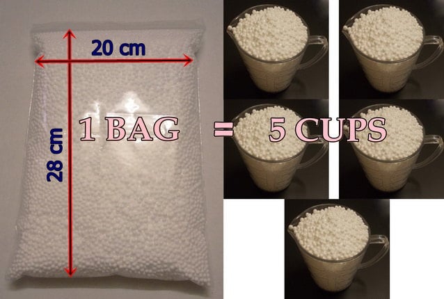 Wholesale size 3-4 Mm Quantity 5 Cups/50oz Tiny Styrofoam