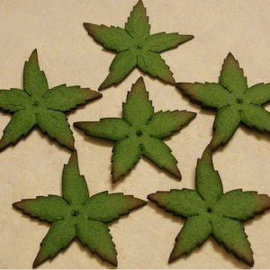 50 Sepal ( Size 2.26&quot; ) Mulberry Paper Sepal, Calyx, Green.