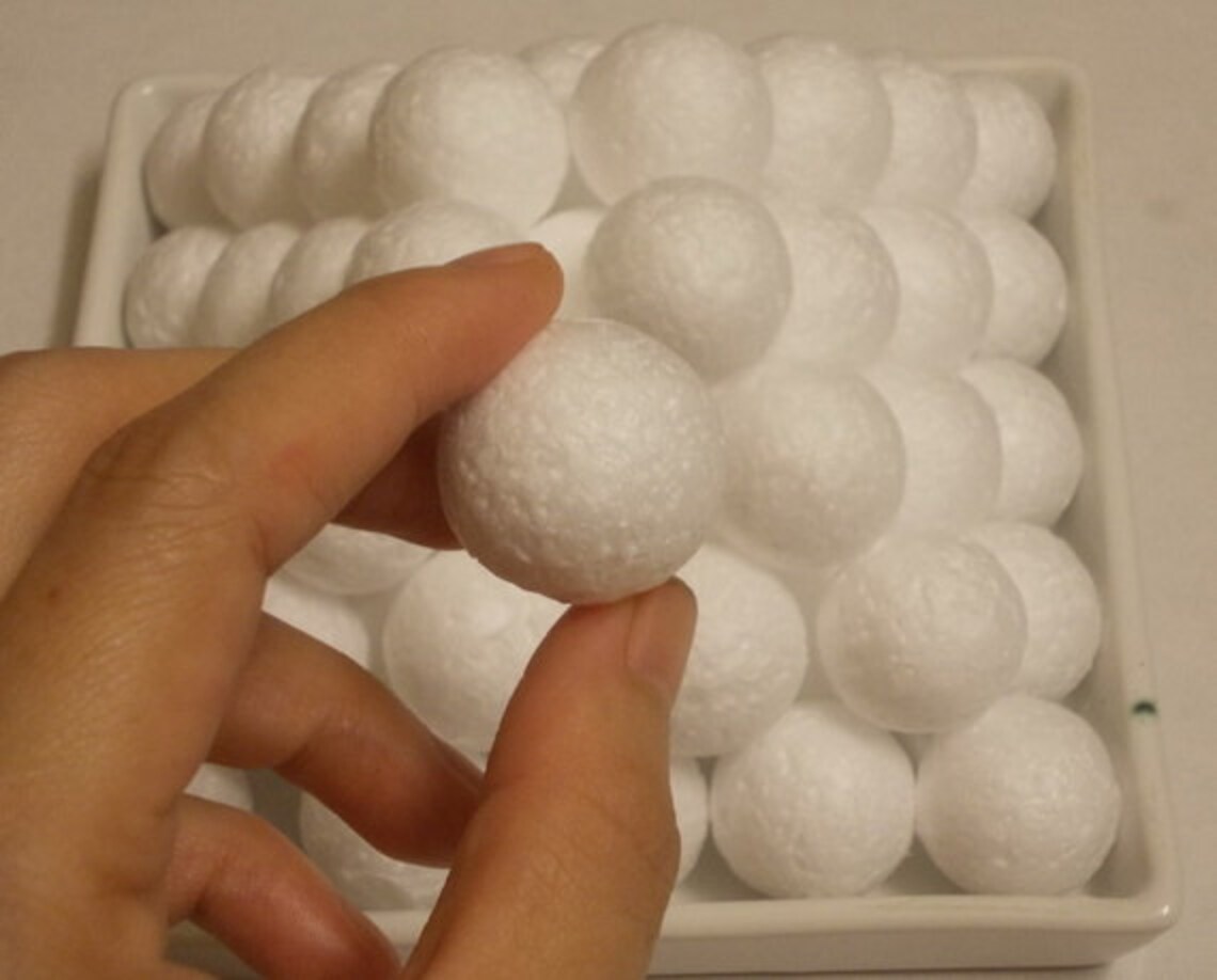 50 Styrofoam Balls size 25 MM or 1 Styrofoam Balls Etsy