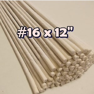 50 Stems Large-Gauge#16- (Length 12" X 5 mm) Floral Wire Flower Stem Artificial, Artificial Stems, Floral Stem, White Wire Stems.