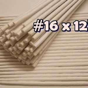 20 Stems Large-Gauge#16- (Length 12" X 5 mm) Floral Wire Flower Stem Artificial, Artificial Stems, Floral Stem, White Wire Stems.