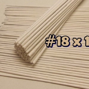 20 Stems Large-Gauge#18- (Length 14&quot; X 3 mm) Floral Wire Flower Stem Artificial, Artificial Stems, Floral Stem, White  Wire Stems.