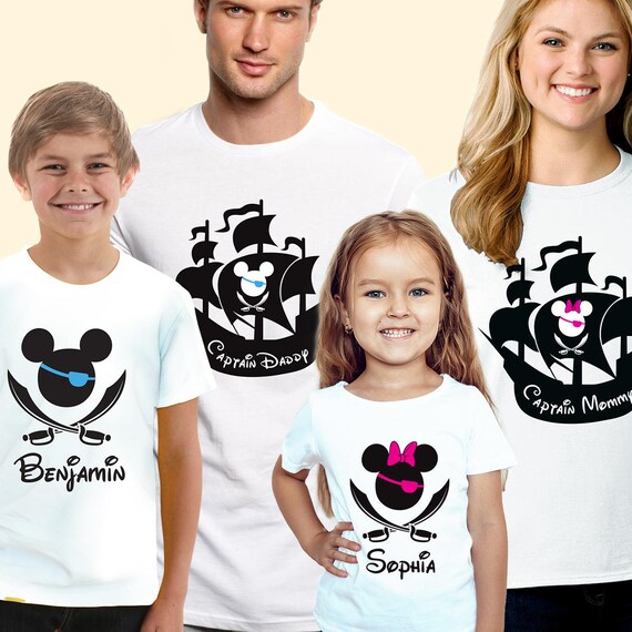 Disney Custom Pirate Shirts Mickey 