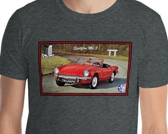 RED Triumph Spitfire Mk 3 AD, T-shirt unisexe à manches courtes