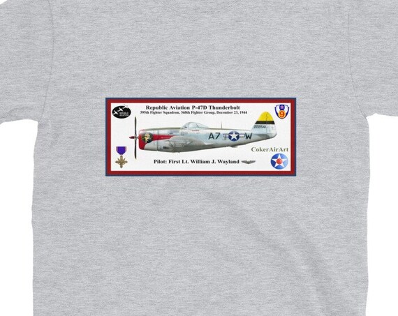Republic Aviation P-47 Thunderbolt "Sleepy Jean" -Short-Sleeve Unisex T-Shirt