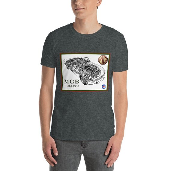 Short-Sleeve Unisex T-Shirt, MGB, Numerous Sizes and Colors