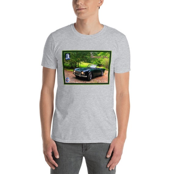 Triumph TR4 on a Country Road, Short-Sleeve Unisex T-Shirt