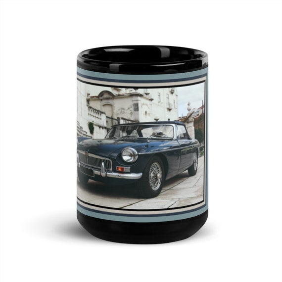 Black MGB,  Black Glossy Mug