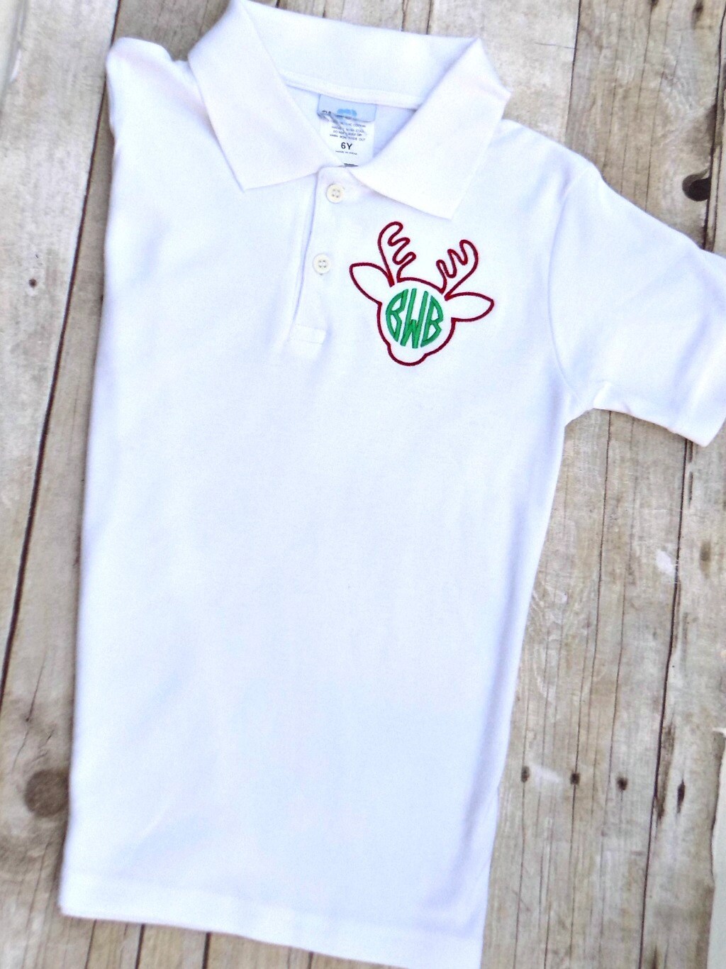 Boys Christmas Polo Toddlers Christmas Monogrammed Polo Boys Etsy Ireland