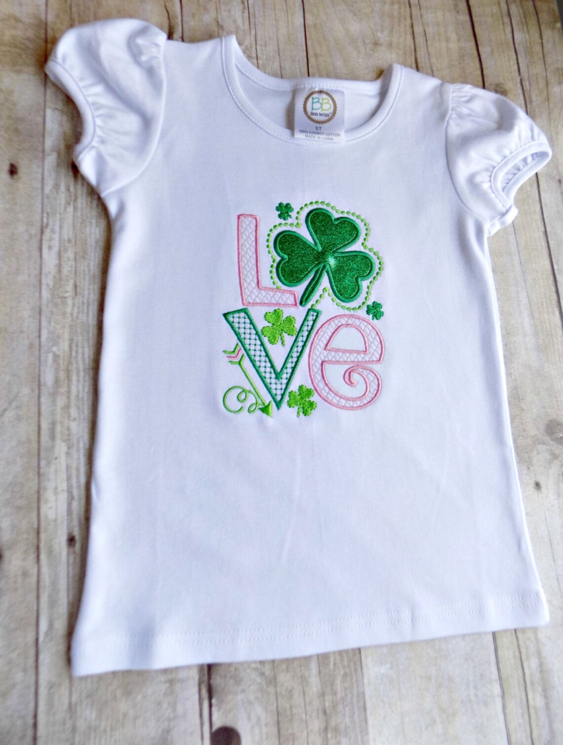 girls st patricks day shirts