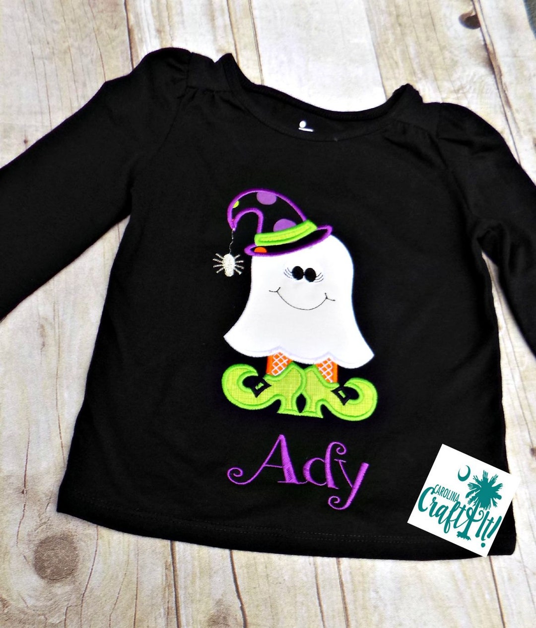 Girls Halloween Shirt Toddlers Halloween Shirt Spooky Ghost Etsy