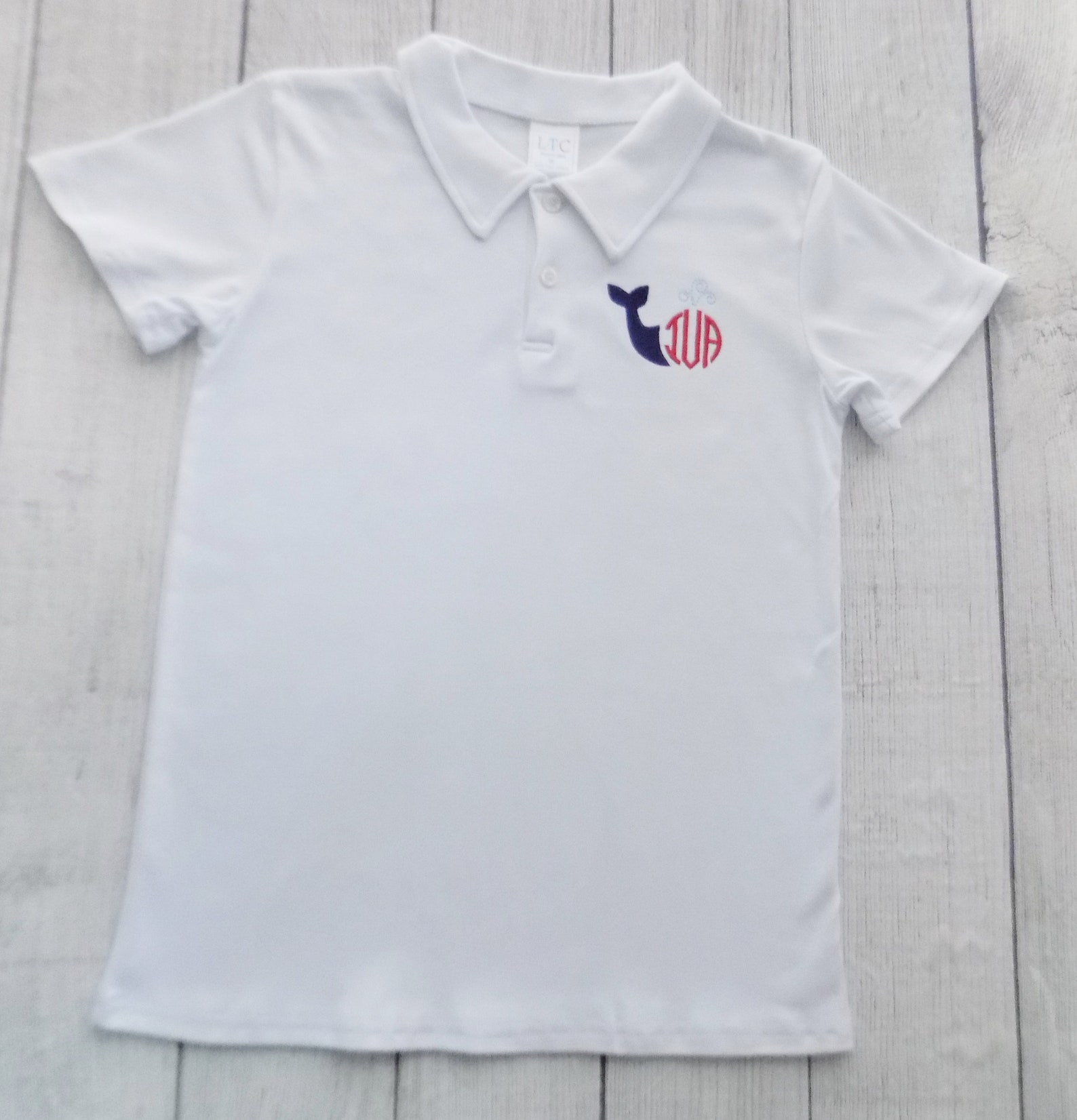 Boys Summer Polo Toddlers Summer Polo Shirtmonogram Polo Etsy