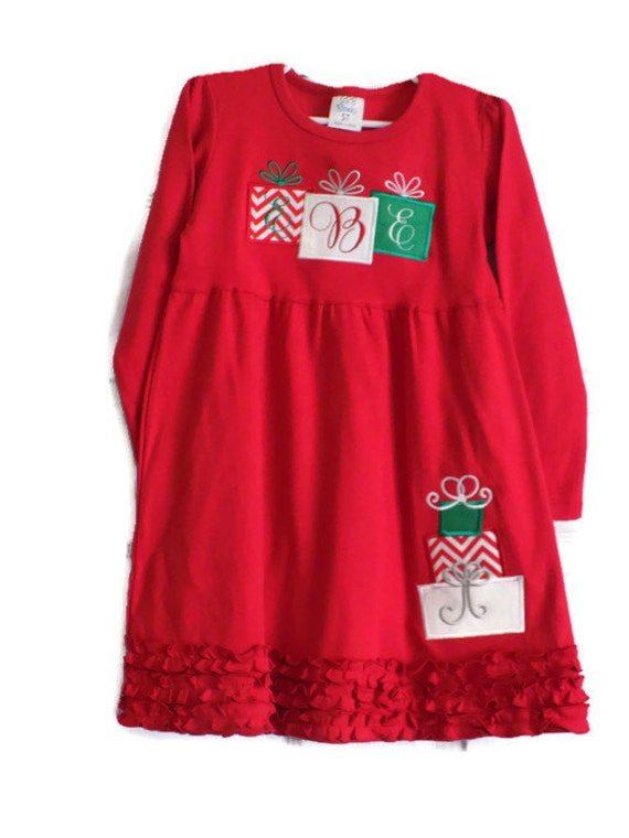 ladies red christmas dress