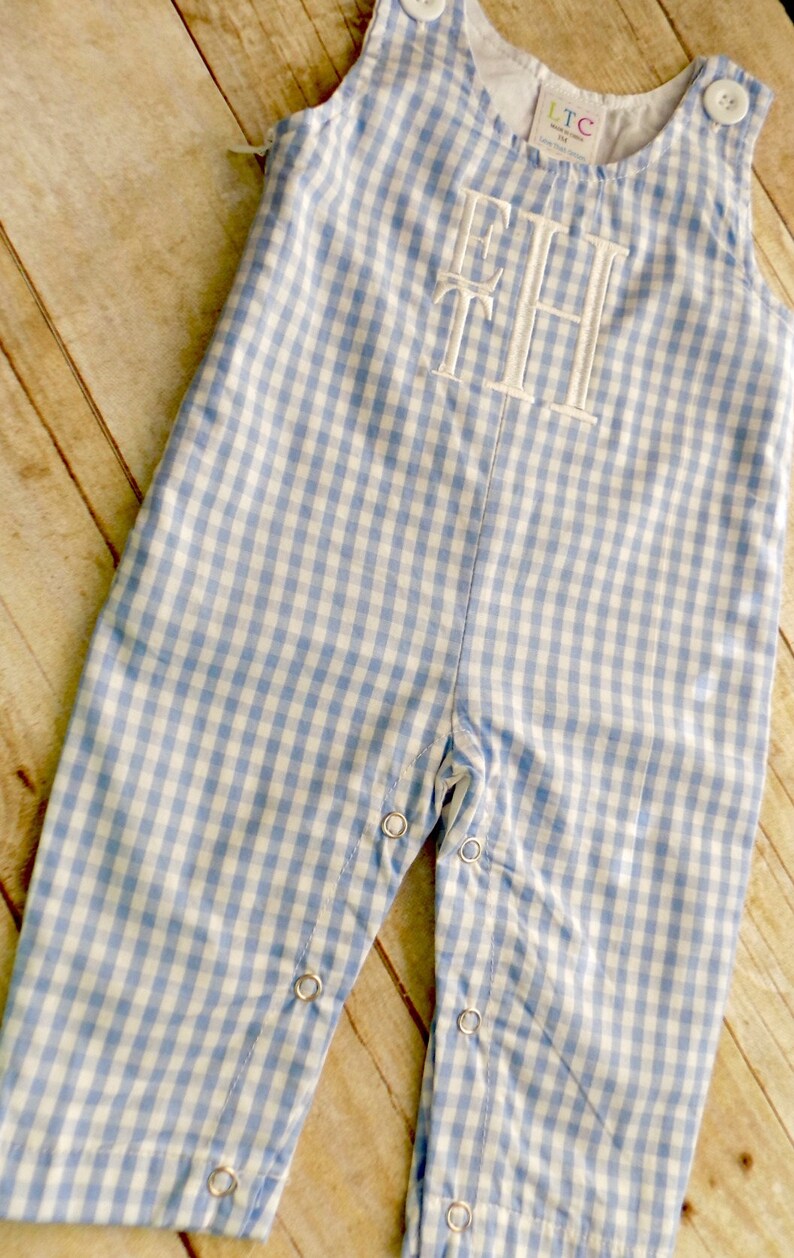 Baby Boy Embroiderd Longall Baby Boy Jon Jon Baby Boy Etsy