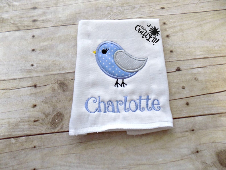 Embroidered Burp Cloths Baby Shower Gift Hospital Gift Etsy