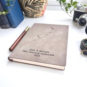 Personalisiertes Neuseeland Reisetagebuch | Neuseeland Karte Reisetagebuch | Neuseeland Urlaubsplaner | Aotearoa Abenteuer | NZ Abenteuer