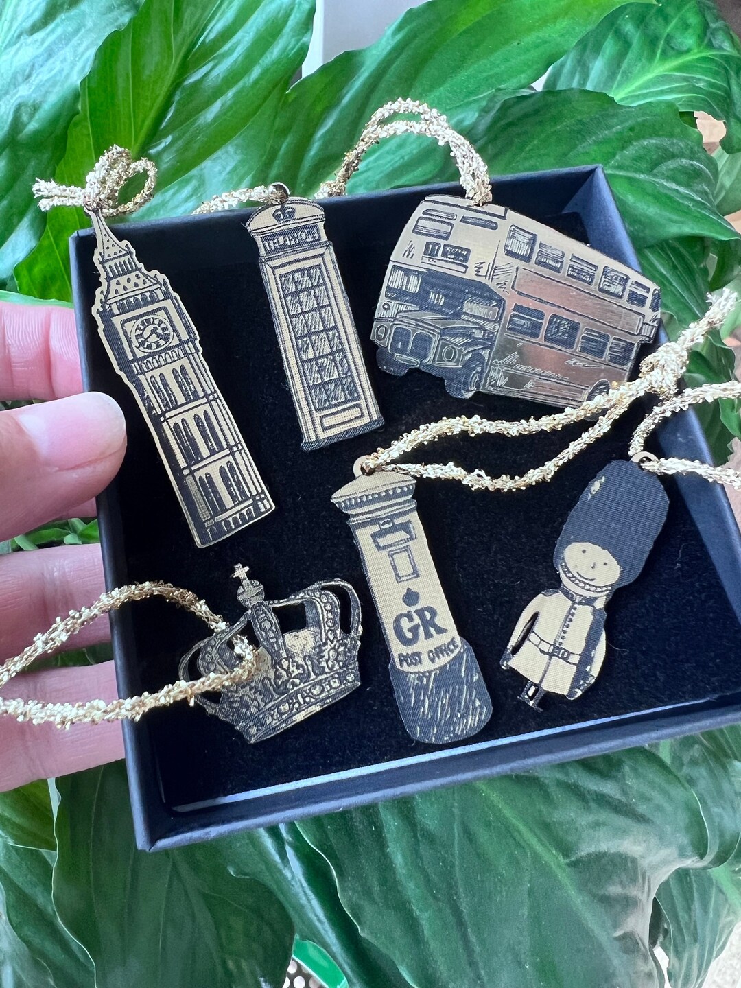 Set of Mini London Themed Christmas Tree Decorations London Etsy UK