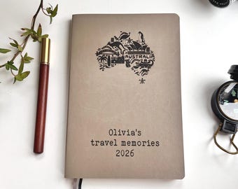 Personalised Australia Travel Journal