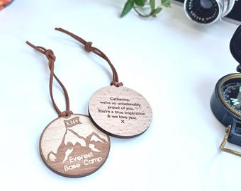 Personalised Everest Base Camp Keychain Tag | Everest Base Camp Gift | Trekking Gift