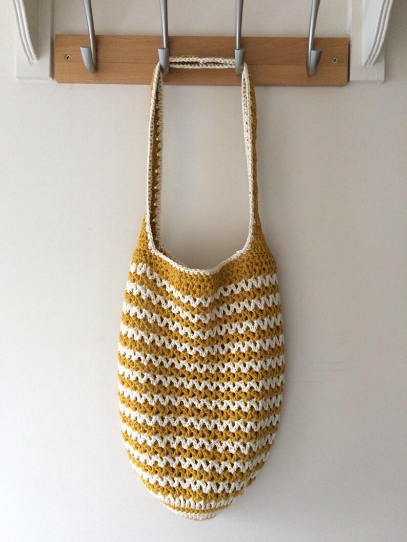 Crochet String Bag Mesh Market Bag Reusable Shopping Bag Etsy UK