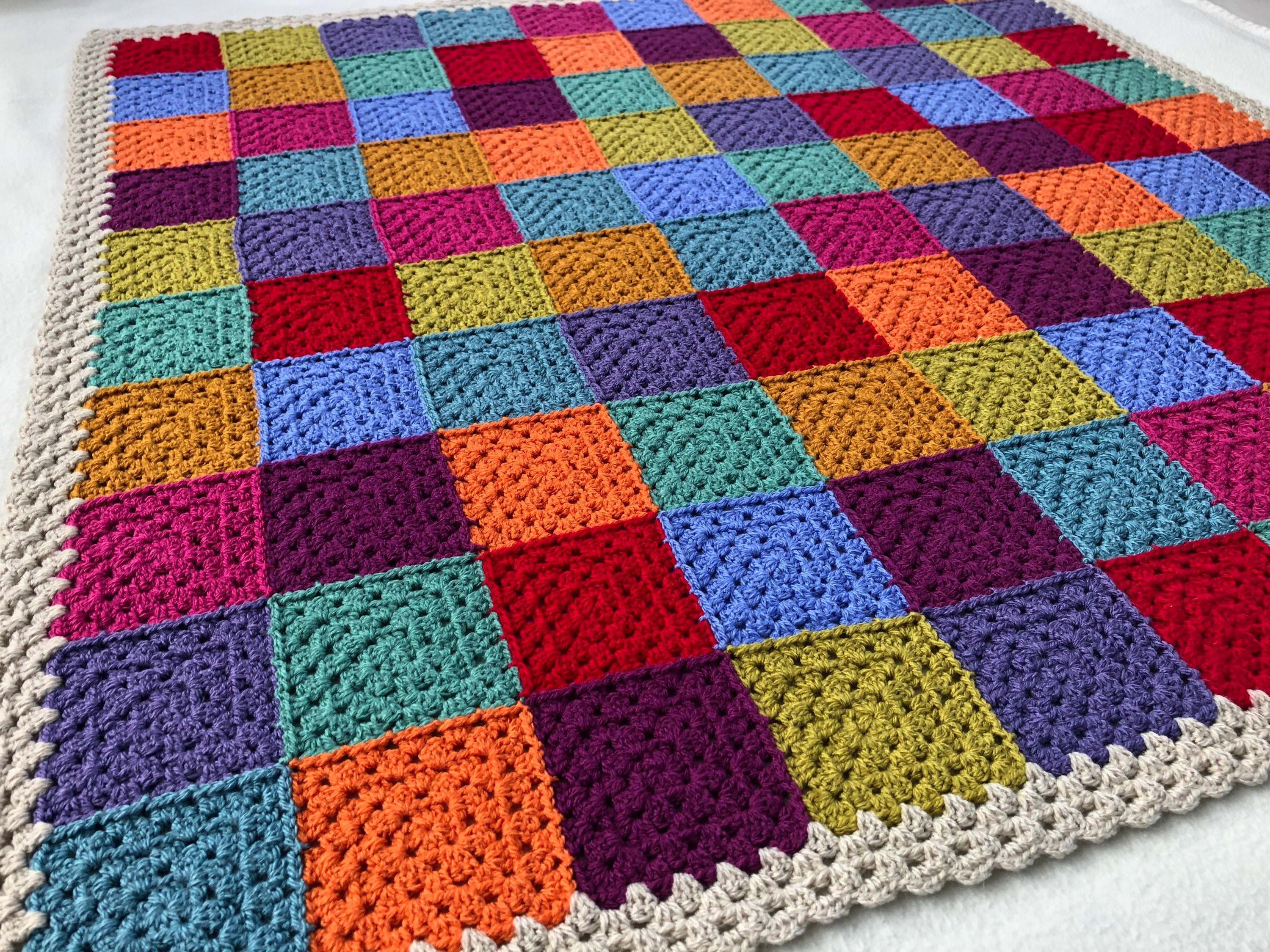 7+ Crochet Patchwork Blankets - Free Patterns