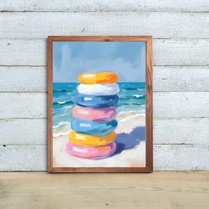 Beach Wall Art, Downloadable Art, Downloadable Prints, Printable Art, Coastal Art Print, Summer Prints, Beach Print Wall Art