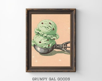 「 Ice Cream」版画 サイン入り 額装 モダンアート #484 il_340x270.8109249153_f8em.jpg
