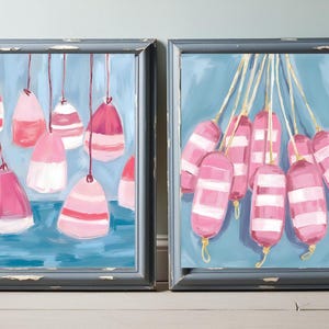 Buoy Print Set, Digital Print Set of 2, Downloadable Art, Downloadable Prints, Wall Art Digital Download Set 2, Two Piece Wall Art