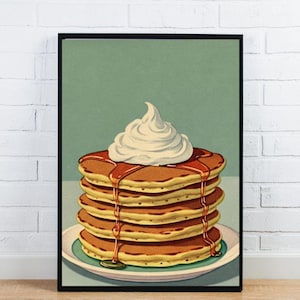 Kitchen Art Print, Mid Century Print, Vintage Kitchen Art, Vintage Print, Downloadable Art, Downloadable Prints, Kitchen Wall Art