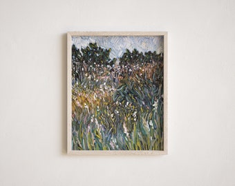 Impressionist Meadow Art Print on Canvas | Rooted Here