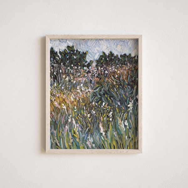 Impressionist Meadow Art Print on Canvas | Rooted Here