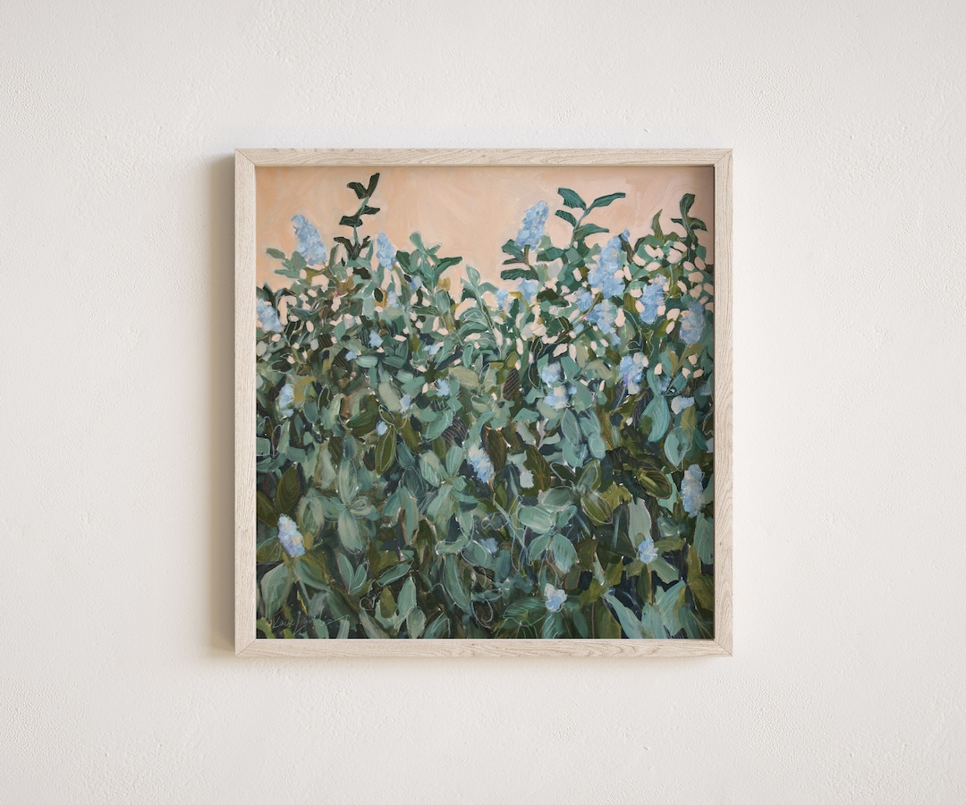 Blush Floral Art Print on Canvas the Light Wins Painting Reproduction