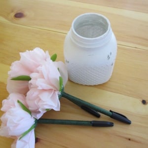 Pale Pink Peony Flower Pen - Flower Favors - Pink Wedding Favors - Bridal Shower Favors - Floral Blush Favors - Peony Pen - Flower Pen
