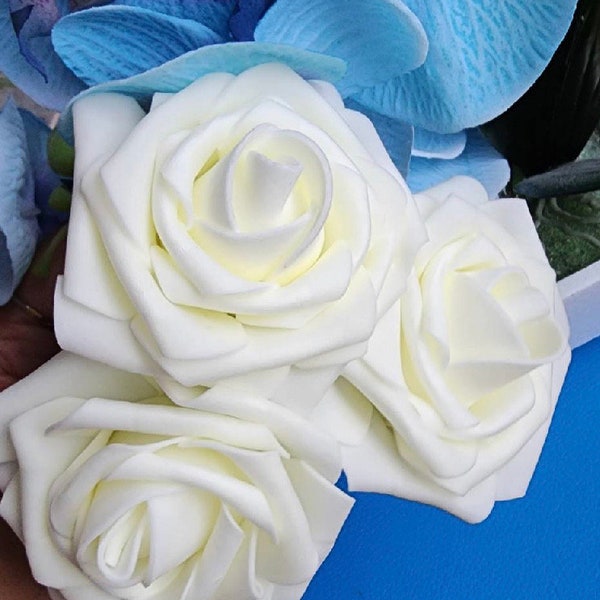 Ivory White Rose Etsy