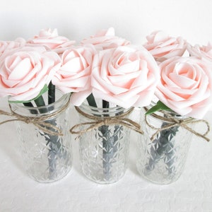 Baby Shower Favors - Blush Rose Pen - Rose Floral Baby Shower favors - bridal shower favors - Rose Favor - Pen favors - Blush Flower Favors