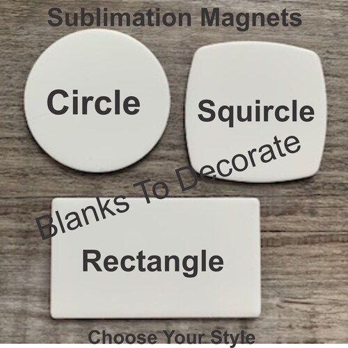 Sublimation Sublimation Refrigerator Shape Etsy