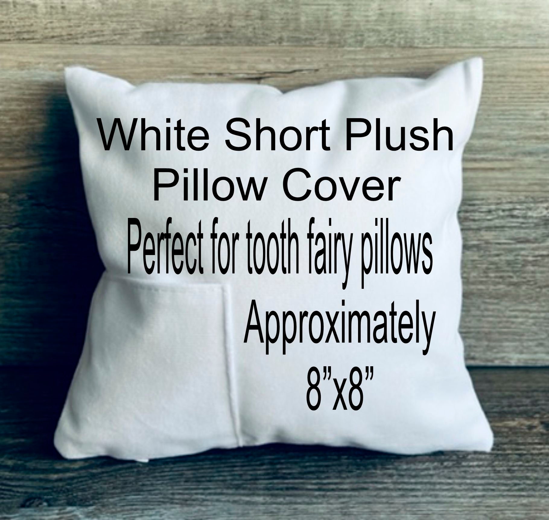 Tooth Fairy 8x8 Velvet Pillow Cover - Coney Island Transfer