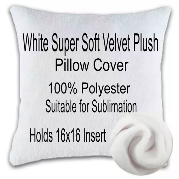 Velvet Pillow Cover/ Super Soft Pillow Cover/ Sublimation Pillow