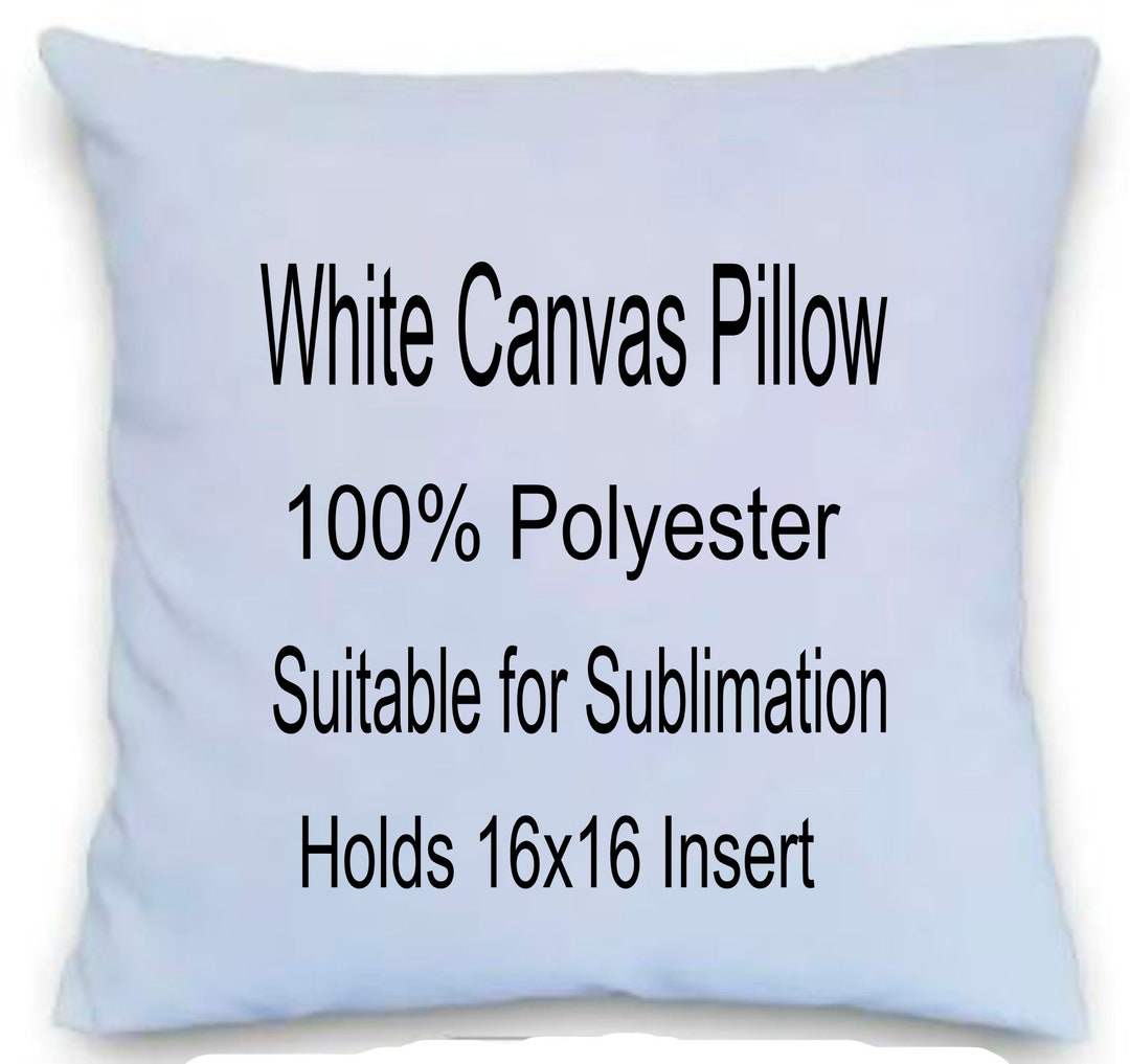 Canvas Pillow Cover/ White Canvas Pillow Cover/ White Pillow Etsy