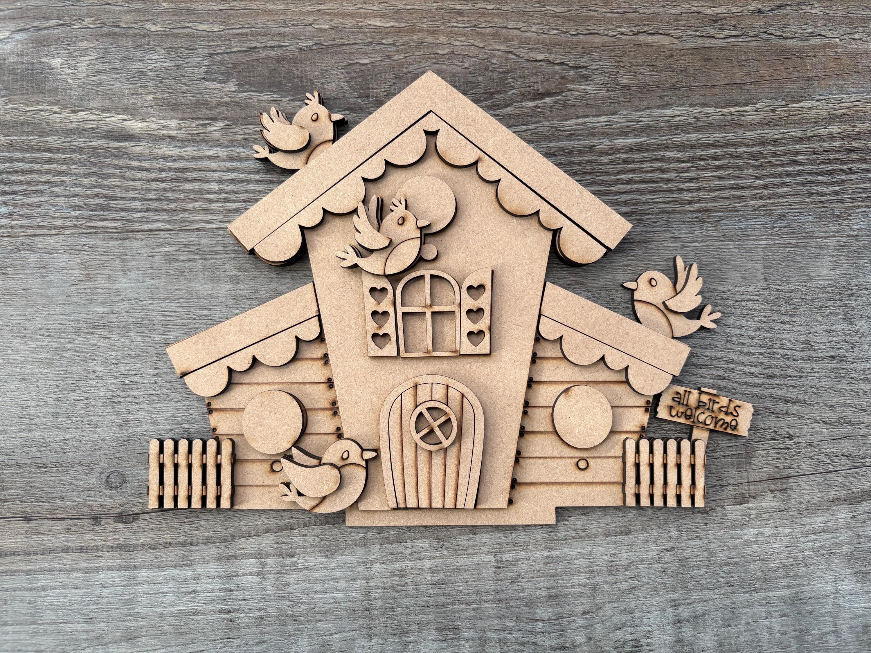 Spring Bird Holiday Sign/ Bird Spring Sign Insert/ Spring is in the Air ...