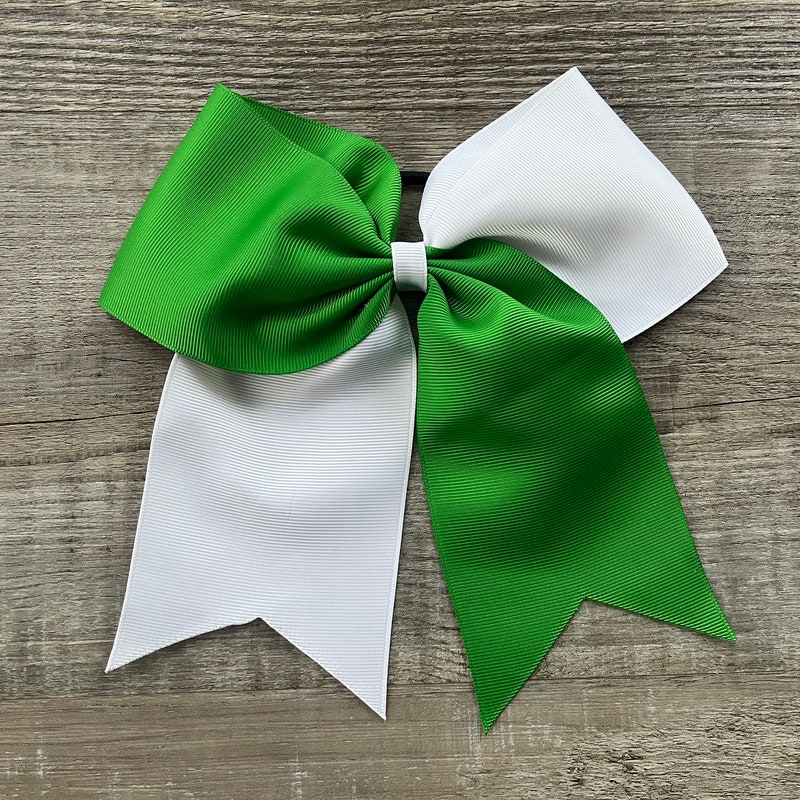 Green Cheer Bow - Etsy