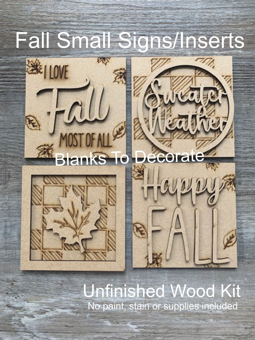 Fall Tiered Tray Signs/ Fall Ladder Signs/ Fall Wall Frame Signs/ Fall ...
