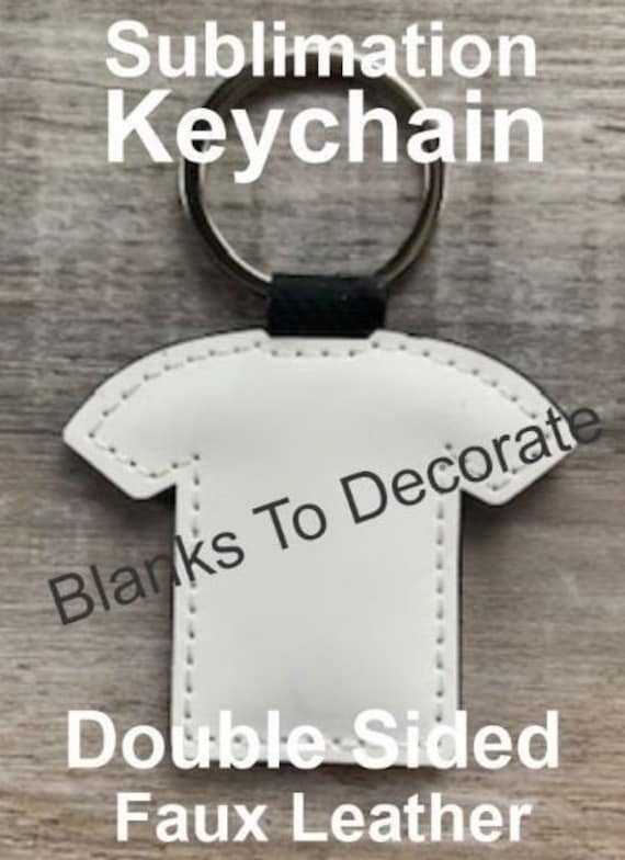 Drop Shape MDF Keychain Sublimation Blanks Keychain - China