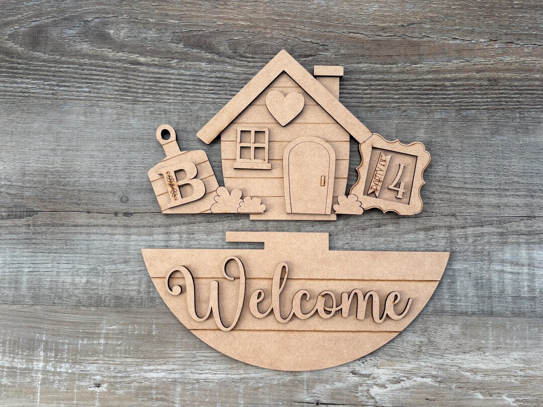 My House Insert Family House Holiday Sign/ Family House Sign Insert/ House Insert ...