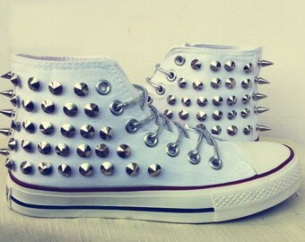 converse spiked sneakers